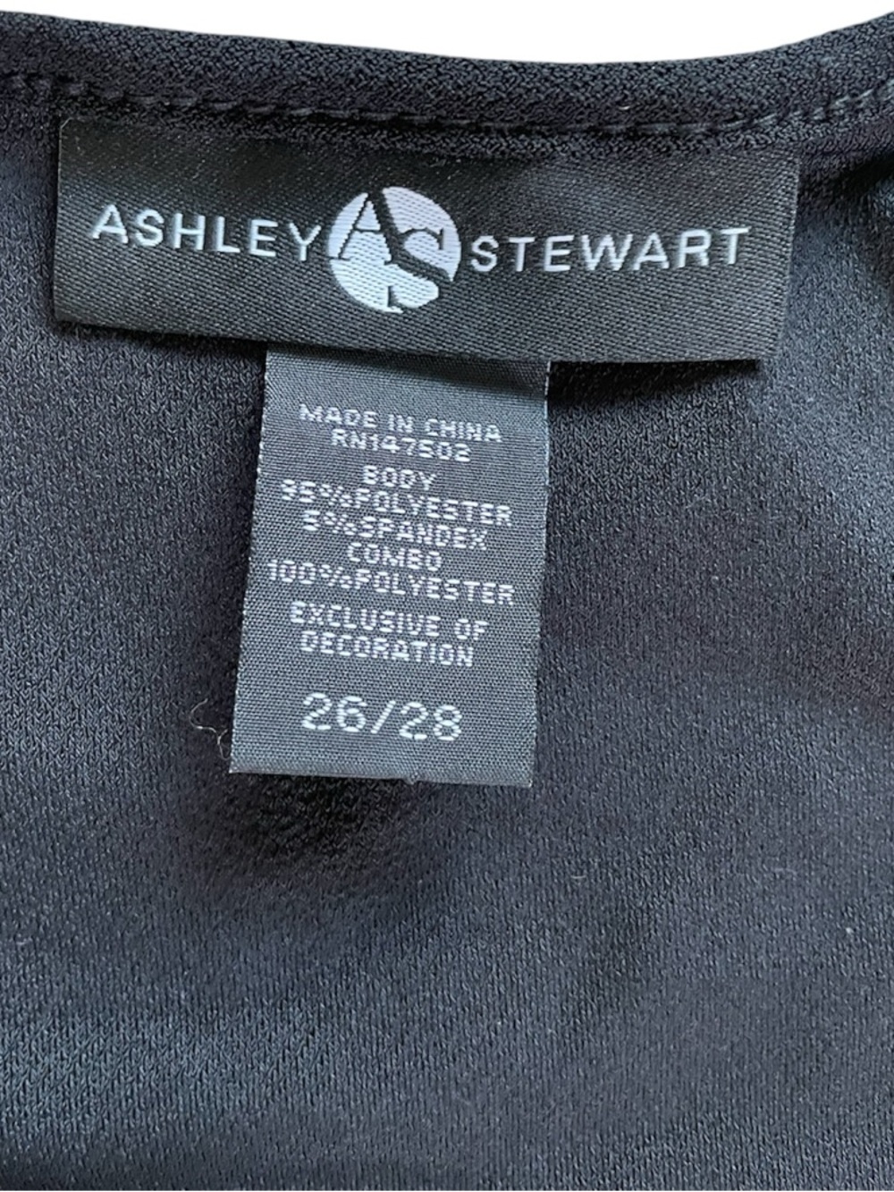 Ashley Stewart Black Knit Top - Picture 3 of 4